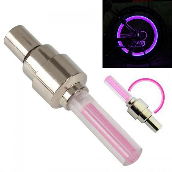 1PCS LED Tyre Wheel Valve Cap Light Stick Waterproof Shockproof Car Bike Bicycle Motorcycle Accessories Dropshipping