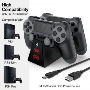 Portable Battery Controller Charger for PlayStation 4