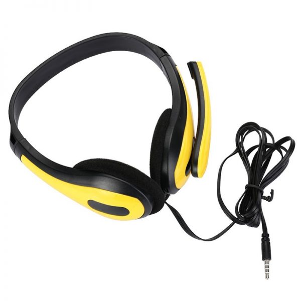 Gaming Headset Stereo Surround Headphone 3.5mm Audio Cable Wired Earphone With Microphone For PC Computer Laptop