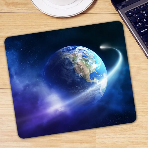 Universe Space Planet Earth Computer Mouse Pad Gaming Gamer Mause Mat for Computer Mousepad Carpet Desk Mice Mat
