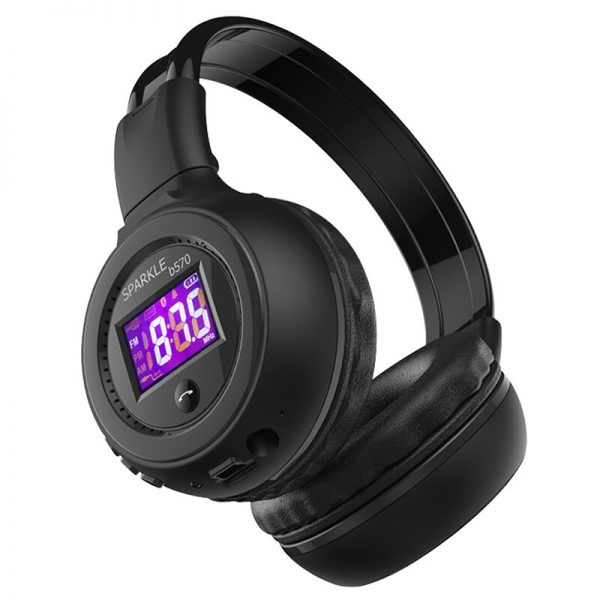 ZEALOT B570 Stereo Bluetooth Headphone Wireless Earphone LCD Screen FM Radio TF Card MP3 Play With Microphone
