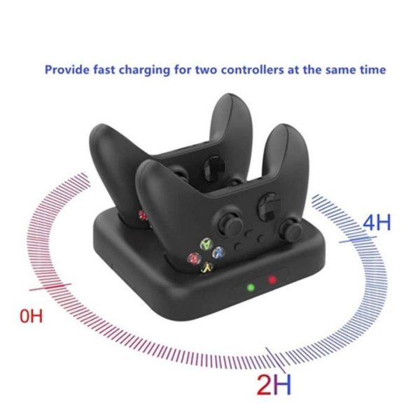 Charger Stand for Xbox Series X / S Controller Stand Gamepad Dual Charger Charging Dock Portable Charging Base Accessories