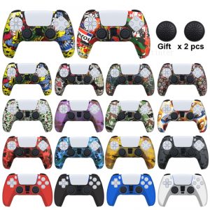 Protective Cover Silicone Case For SONY Playstation 5 For PS5 Accessories Controller Protection Case For PS5 Gamepad joysticks